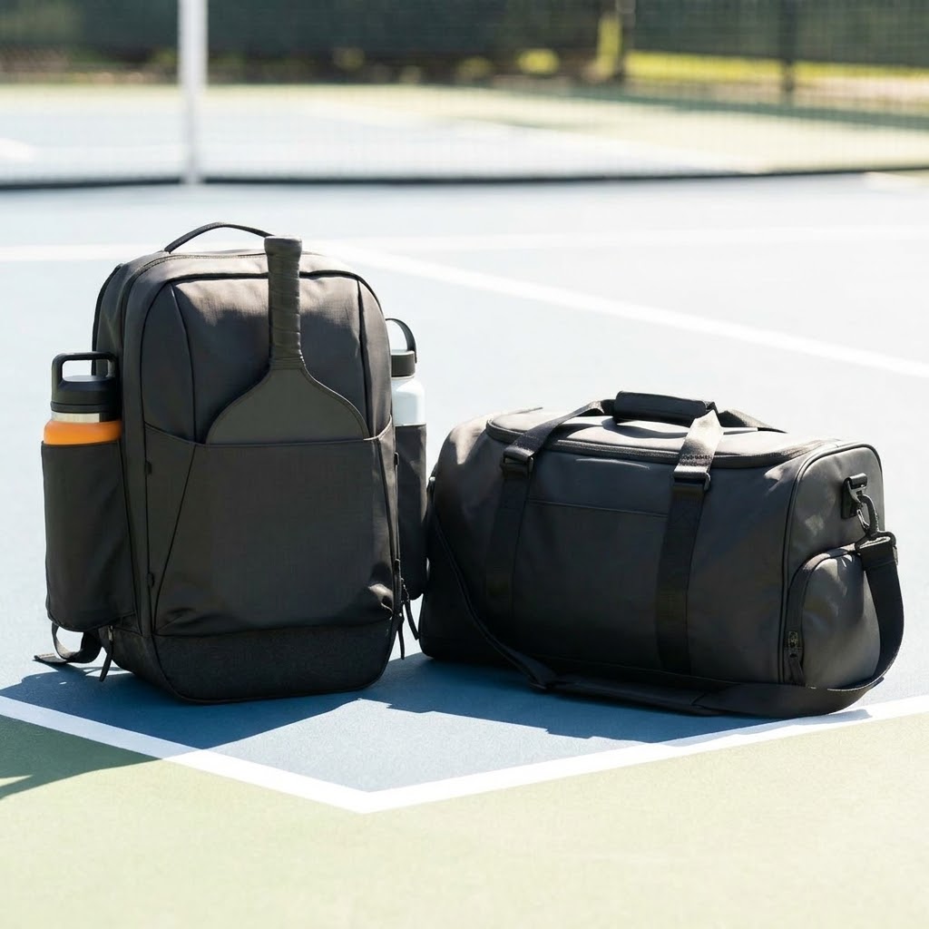 FORWRD Court Caddy vs Franklin ALW Signature pickleball bag comparison on outdoor court