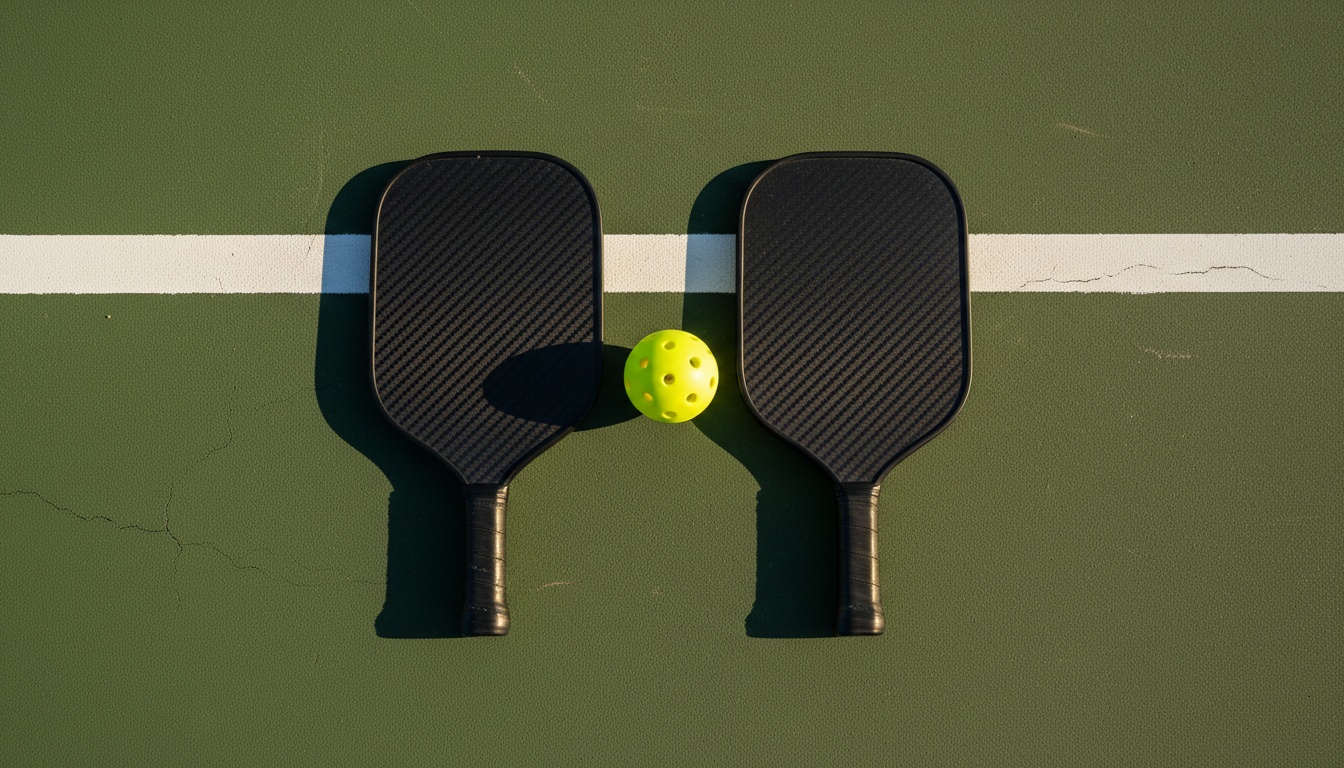 Carbon fiber pickleball paddles tested side-by-side for the Mizuno AcroSpeed review