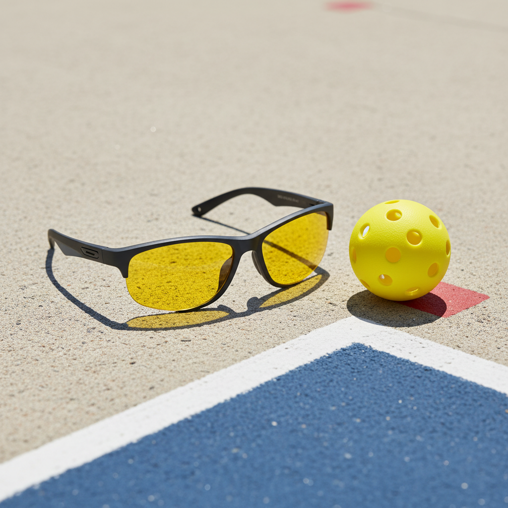 ONIX Pickleball Eagle Eyewear on outdoor court — budget pickleball glasses review