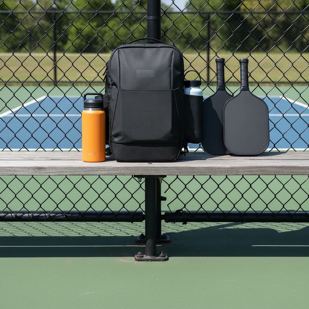 Women's court shoes gripping pickleball court surface during lateral movement dink exchange