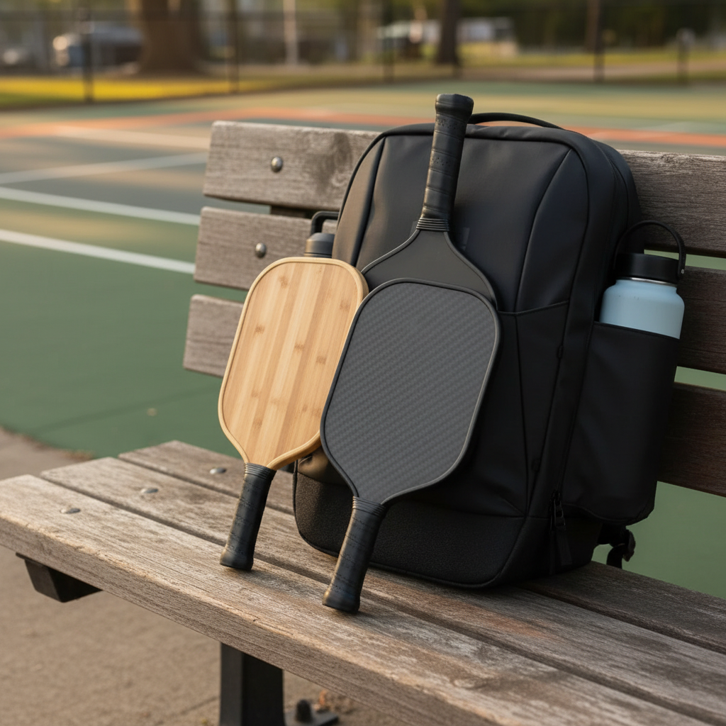 Budget beginner paddle vs premium carbon fiber pickleball paddle side by side — which is worth the investment in 2026