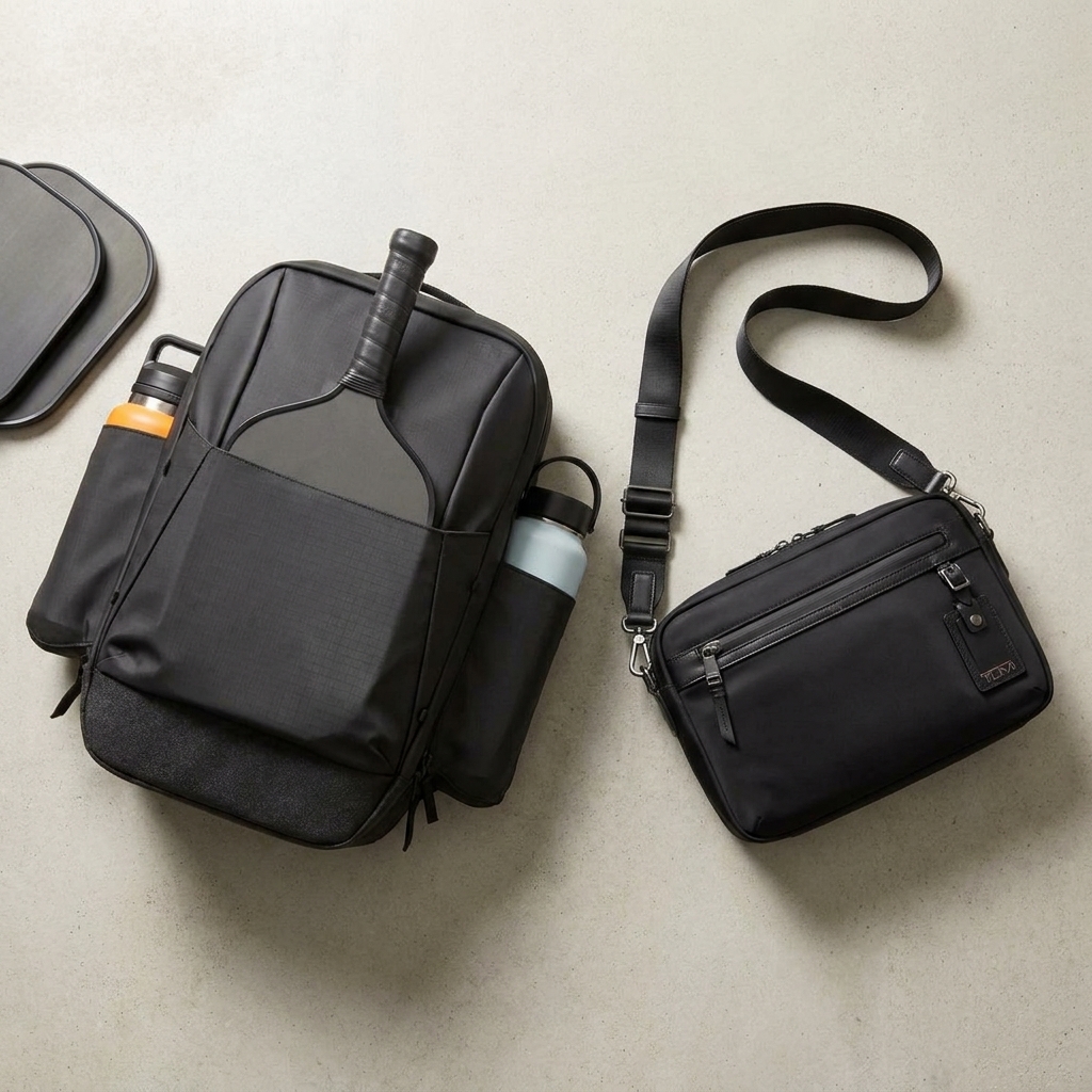 FORWRD Court Caddy vs Tumi Sport Pickleball Bag side-by-side comparison 2026